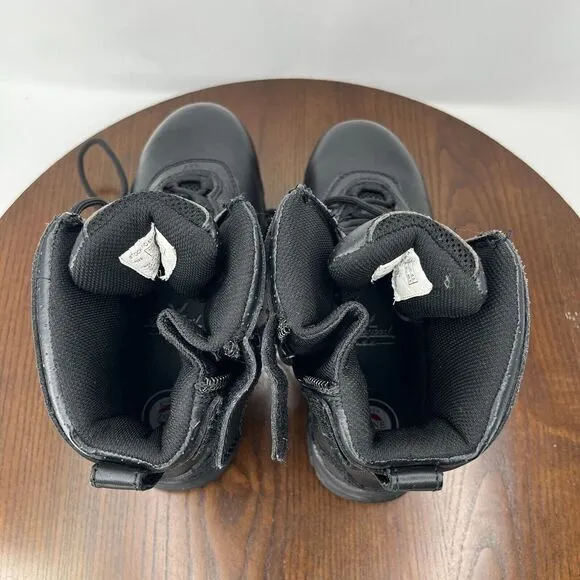 Thorogood 6''‎ ASR Tactical Men's Shoes Size 7.5 Black Side Zip Boots 834-6525