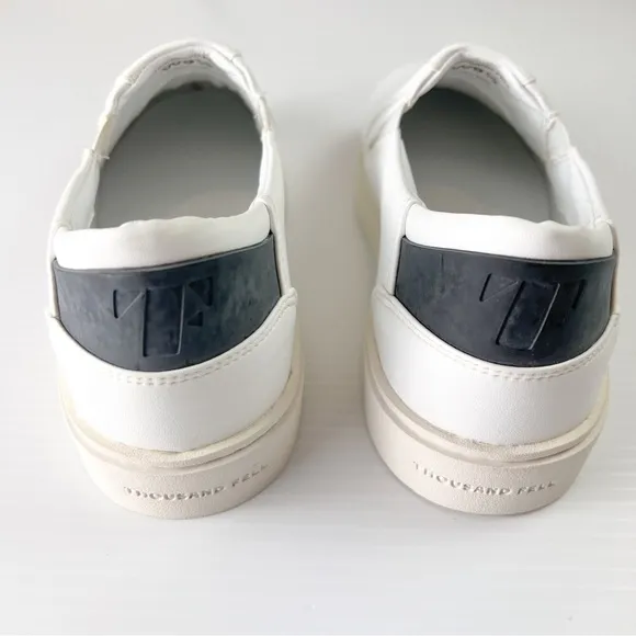 Thousand Fell Sneakers Women's 9.5 White Casual Slip On Comfort Everyday shoes