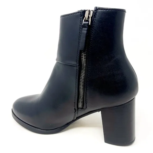 Thursday Boot Co Womens Black Modern Handcrafted Leather Bootie