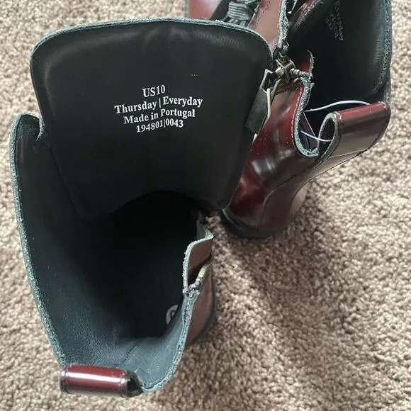 Thursday Boot Company Burgundy Combat boots, size 10