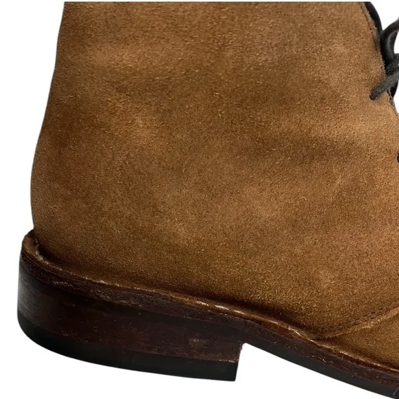 THURSDAY Boot Everyday Mens Size 9 Scout Brown Ankle Chukka Suede Boots Lace Up