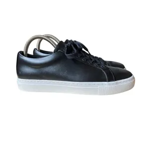 Thursday Low Top Black Leather Lace Up Sneaker - Size 8.5