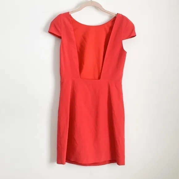 Tibi Red Silk Cap Sleeve Mini Dress Southern Charm