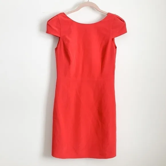 Tibi Red Silk Cap Sleeve Mini Dress Southern Charm