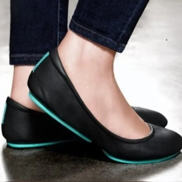 Tieks By Gavrieli Matte Black Tieks Ballet Flats Size 6
