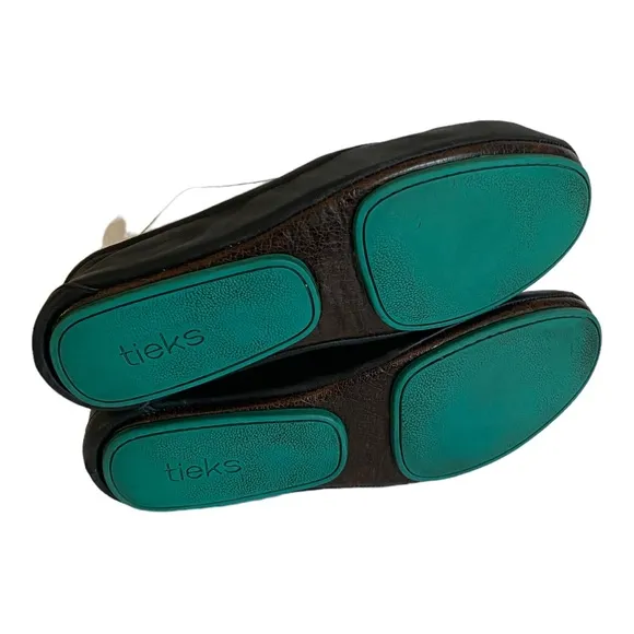 Tieks By Gavrieli Matte Black Tieks Ballet Flats Size 6