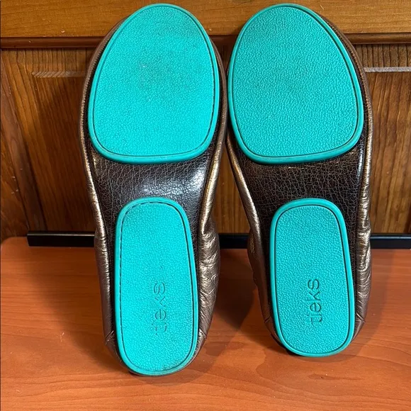 Tieks Metallic Ballet Flats Size 10
