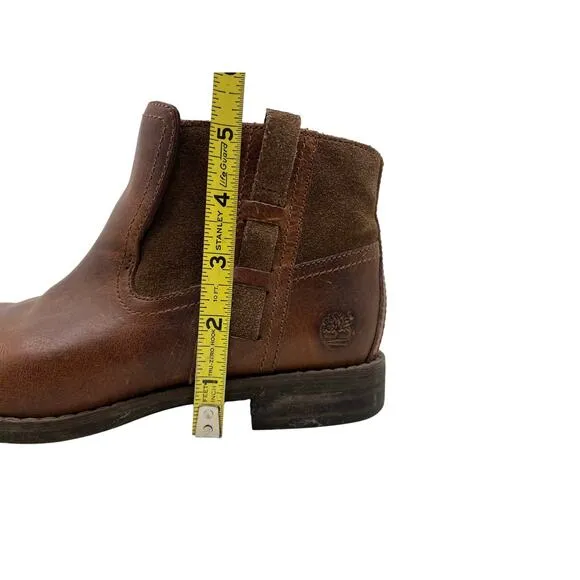 Timberland Earthkeepers Savin Hill Genuine Leather Chelsea Boots Brown 6