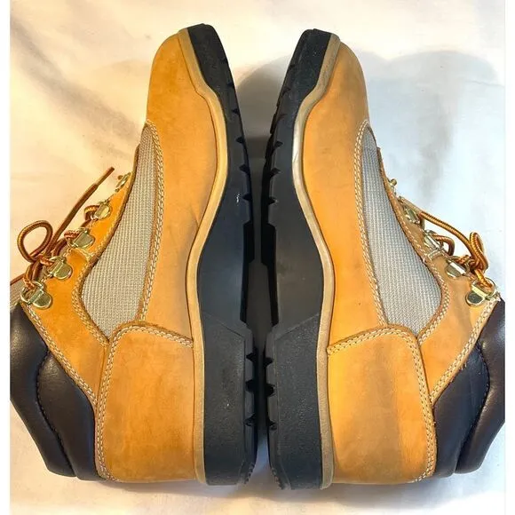 Timberland Field Boots Boys Size 6# 15945 Wheat Leather Work Boots