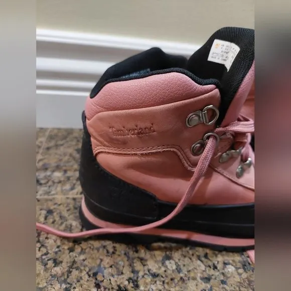 Timberland Kids Girls Leather Winter Boots Size 3US