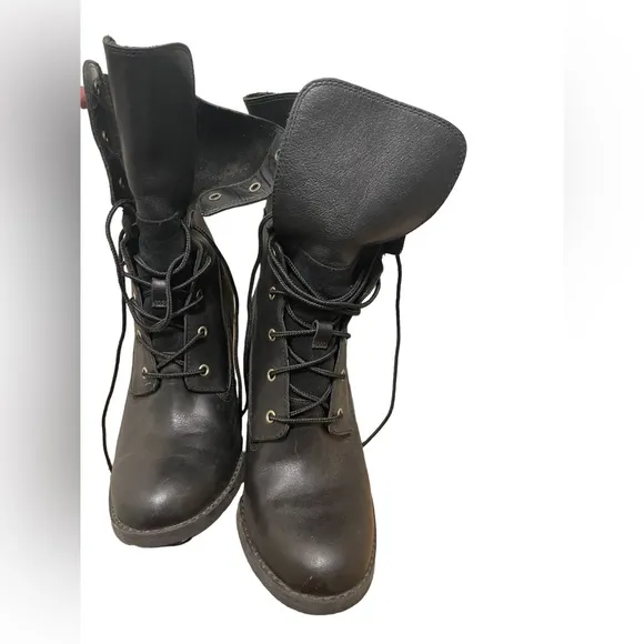 Timberland leather boots women