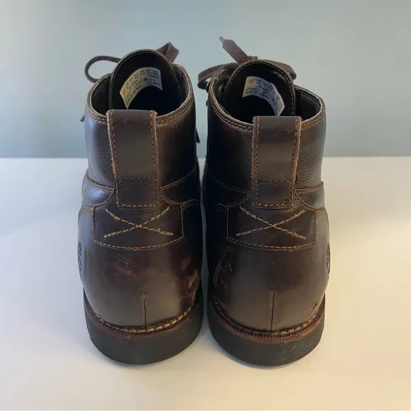 Timberland Men's Brown Leather Boots Size 9.5