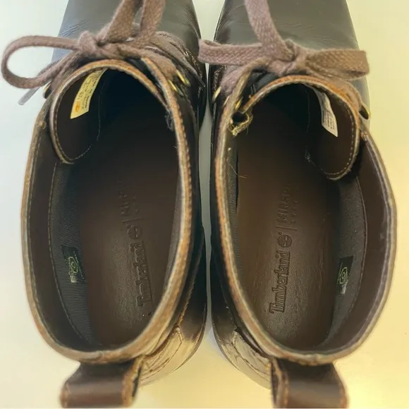 Timberland Men's Brown Leather Boots Size 9.5