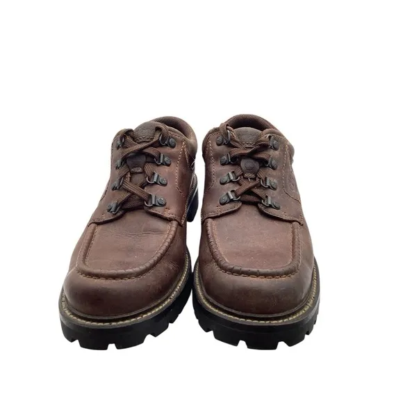Timberland Men's Brown Leather Casual Ankle Round Toe Shoes - Size 10.5M (80084)