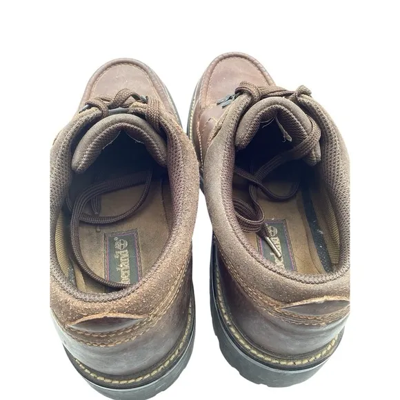 Timberland Men's Brown Leather Casual Ankle Round Toe Shoes - Size 10.5M (80084)