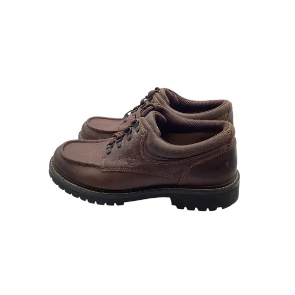 Timberland Men's Brown Leather Casual Ankle Round Toe Shoes - Size 10.5M (80084)