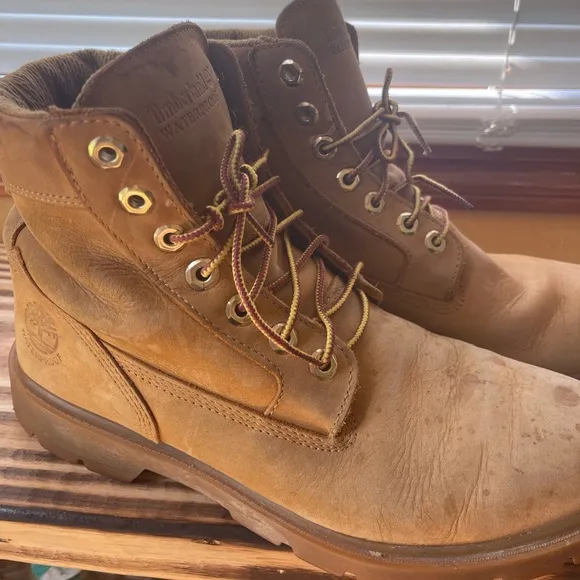 Timberland Men's Tan Leather Boots