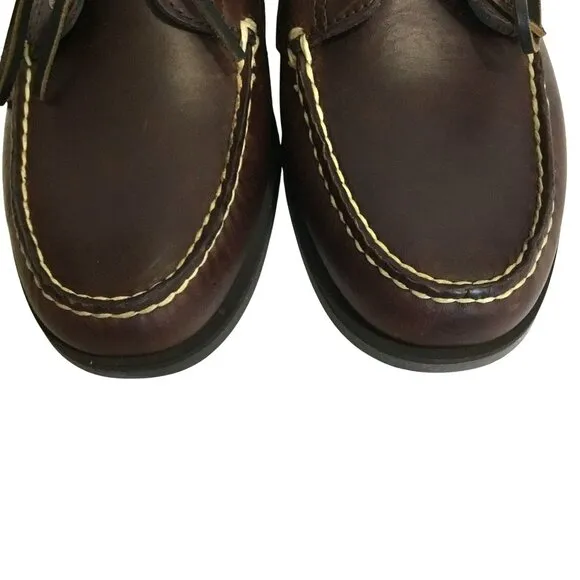Timberland NWB Men's Leather Slip-On 2-Eye Loafer 71001 Size 9 Maritime Brown