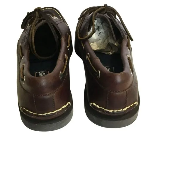 Timberland NWB Men's Leather Slip-On 2-Eye Loafer 71001 Size 9 Maritime Brown