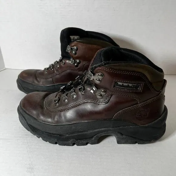 Timberland Performance Boots Brown Lace Up Leather Ankle Boots Style 33693 Sz 9M