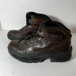 Timberland Performance Boots Brown Lace Up Leather Ankle Boots Style 33693 Sz 9M