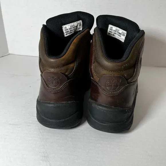 Timberland Performance Boots Brown Lace Up Leather Ankle Boots Style 33693 Sz 9M