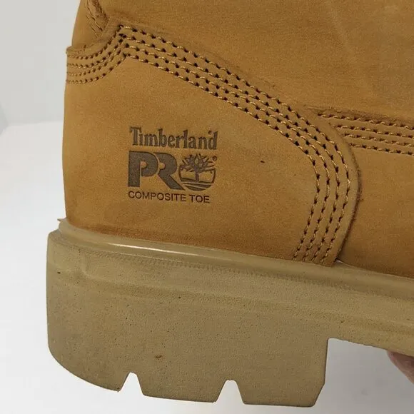 Timberland PRO Sawhorse Composite Toe Work Boots, Tan, Men's 6 Wide
