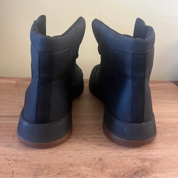 TIMBERLAND Supaway Side Zip Boots Black Nubuck Waterproof‎ Size 12
