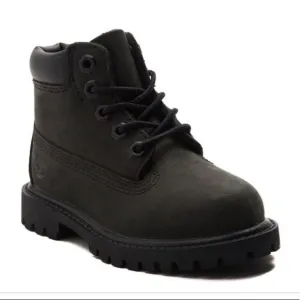 Timberland Black Nubuck Leather Boots Sz 9