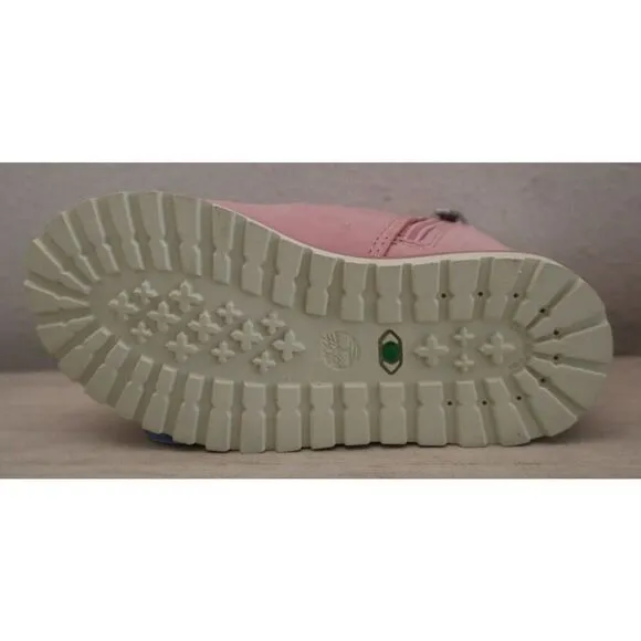 Timberland Toddler Girls' Sz 8M Light Pink Nubuck Pokey Pine 6&quot; Side Zip Boots