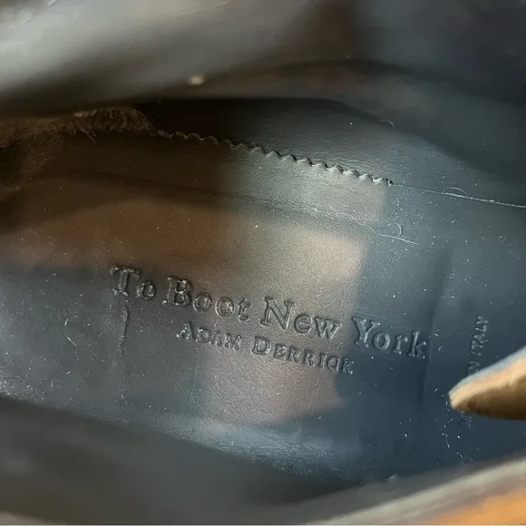 To Boot New York Adam Derrick Clarkston Suede Chukka Boots in Brown size 9.5