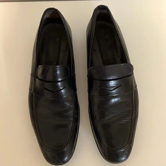 To Boot New York Men’s Slip on Loafers, Dress Shoes Alek Black Sz 9
