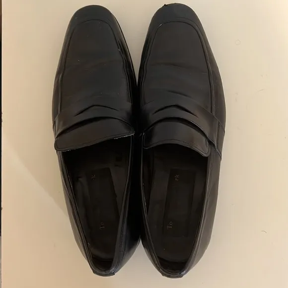 To Boot New York Men’s Slip on Loafers, Dress Shoes Alek Black Sz 9