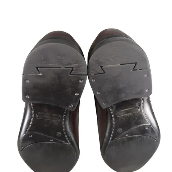 To Boot Shoes Mens 9 Oxford Derby Classic Leather Square Toe Formal Adam Derrick