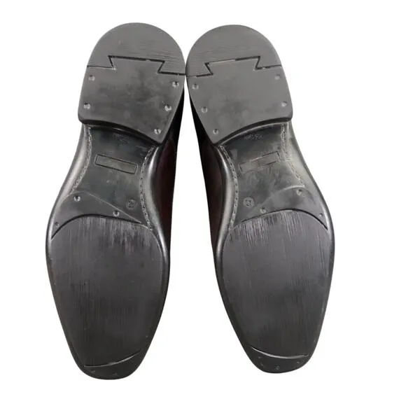 To Boot Shoes Mens 9 Oxford Derby Classic Leather Square Toe Formal Adam Derrick