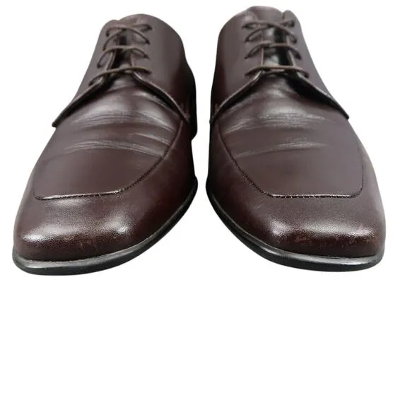 To Boot Shoes Mens 9 Oxford Derby Classic Leather Square Toe Formal Adam Derrick