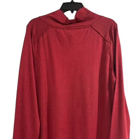 Toad&amp;Co Aurora Long Sleeve Dress House Red Slouch Boat Neck Women’s Size XL