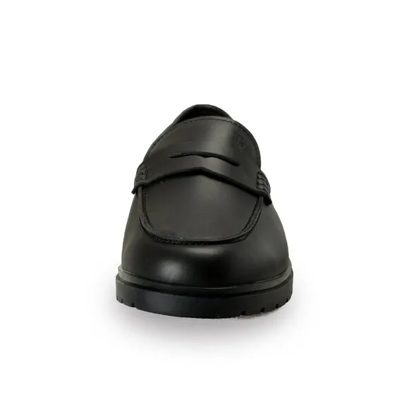Tod's Men's Black 100% Leather Loafers Slip On Shoes