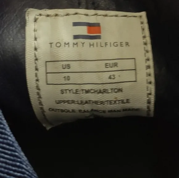 Tommy Hilfiger Polished Suede Leather Brown Pull On Chukka Boots Men's 10 EUC