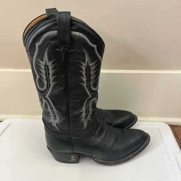 Tony Lama Men's Cowboy Boots - Western Boots - Leather Men's size 6.5