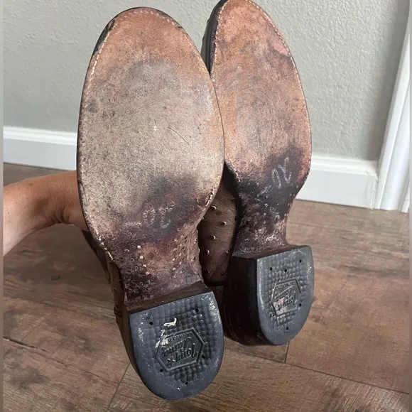 Tony Llama ostrich vintage cowboy western boots men’s size 9