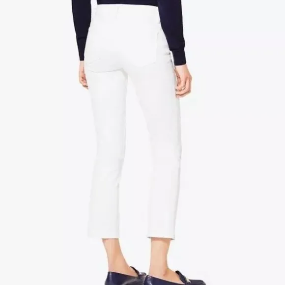 Tory Burch $185 Sandy Cropped Straight-Leg Jean 23
