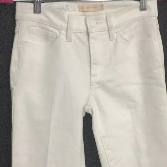 Tory Burch $185 Sandy Cropped Straight-Leg Jean 23