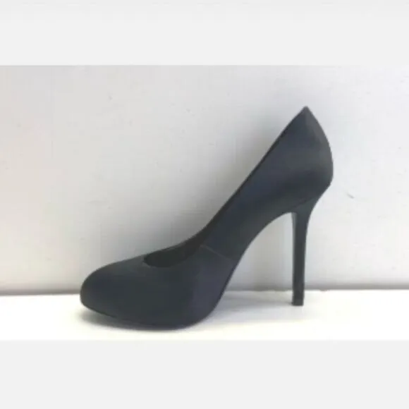 Tory Burch Black Leather Classic High Heel Pumps Size 7M Womens Shoes