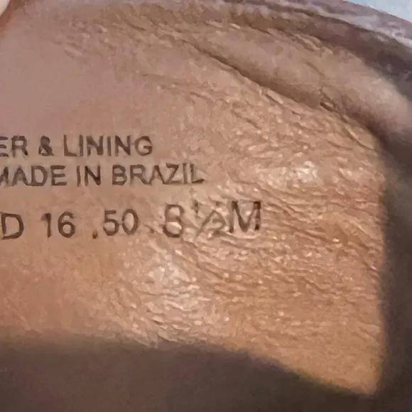 Tory Burch Brown Leather Wedge Sandals