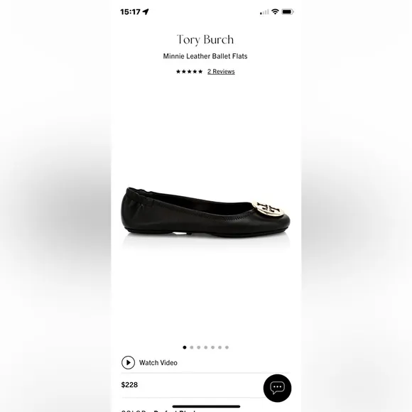 Tory Burch Classic Ballet Flat Like NEW