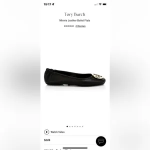 Tory Burch Classic Ballet Flat Like NEW