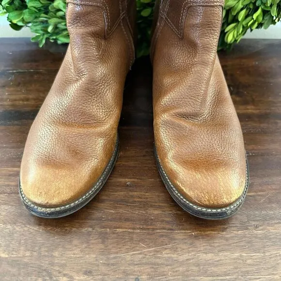 Tory Burch Junction Tall Pebbled Leather Riding‎ Boots 9