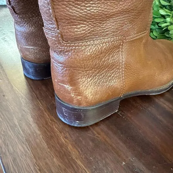 Tory Burch Junction Tall Pebbled Leather Riding‎ Boots 9