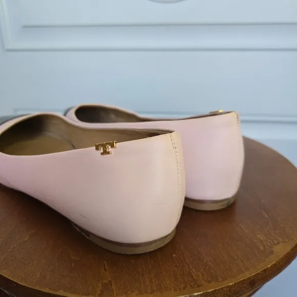 Tory Burch Leather Penelope Pointed Toe Flats